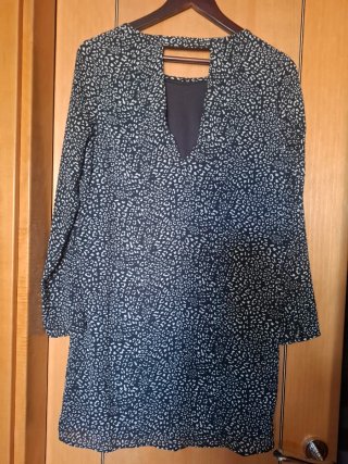 Vestido Bershka estampado M