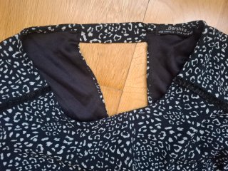 Vestido Bershka estampado M