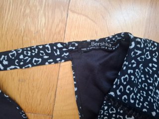Vestido Bershka estampado M