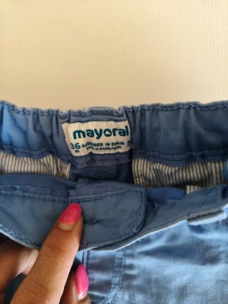 Conjunto Mayoral Camisa y Pantalón Corto de 36 mes