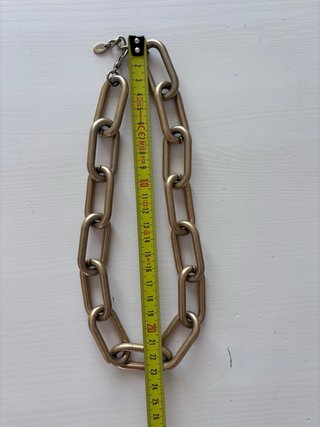 Collar eslabones dorado