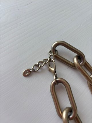 Collar eslabones dorado