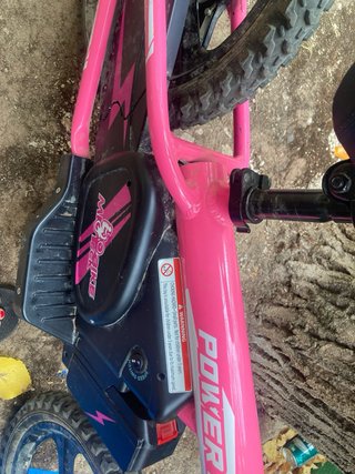 Bicicleta Eléctrica Infantil Rosa