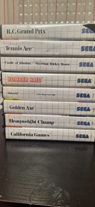Bomber Raid Master System Sega