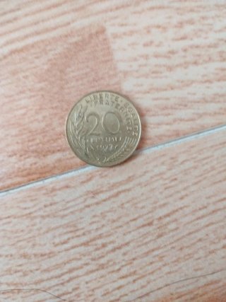 Moneda 20 céntimos 1971