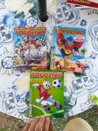Tre fumetti topolino