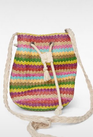 Bolso Rafia Multicolor Sfera