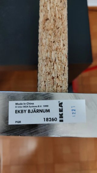 Estantería Ikea Negra y Plateada