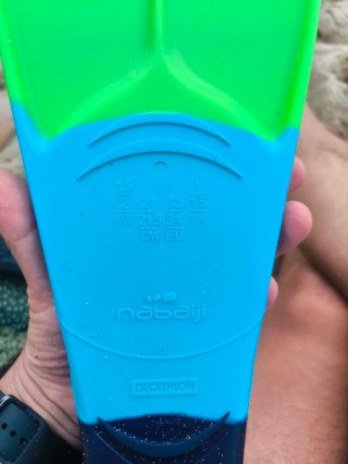 Aletas natación Nabaiji Talla 34