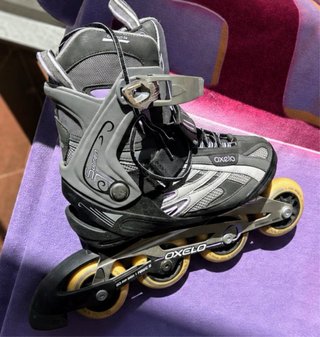 Patines en línea Oxelo Talla 37 + Protecciones