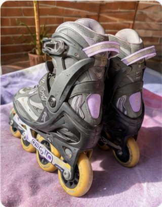 Patines en línea Oxelo Talla 37 + Protecciones