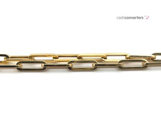 cadena oro 18k con circonita 30cm