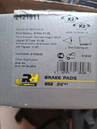FORD MONDEO IV GALAXI SMAX AUDI A4 VW TIGUAN p.fre