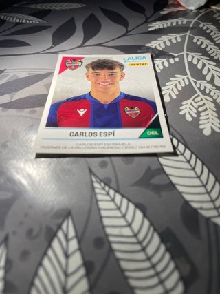 Cromo LaLiga Hypermotion Carlos Espi
