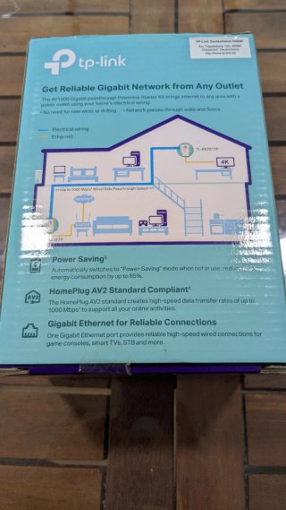 Kit PLC TP-Link AV1000 Gigabit TL-PA7017P