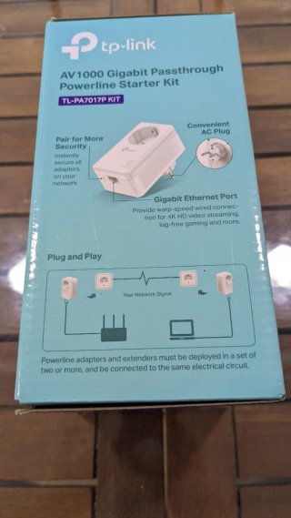 Kit PLC TP-Link AV1000 Gigabit TL-PA7017P