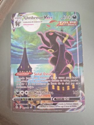 Carta Pokémon Umbreon VMAX 310 PS