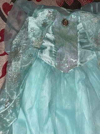 Vestido Frozen Elsa niña  122/128 (6-8 años)