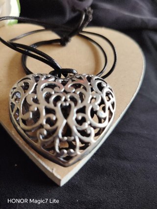 Collana cuore argento