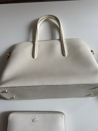 Bolso de mano Lacoste Beige