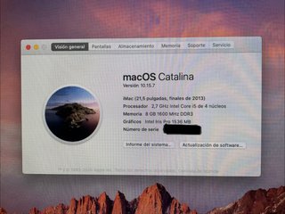 iMac 21,5 2013 i5 SSD 960GB + Caja