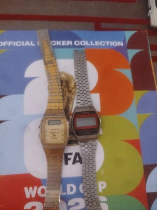 Reloj Casio Dorado y Plateado