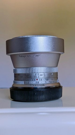 TTARTISAN Fisheye 7,5mm f/2 para Canon RF