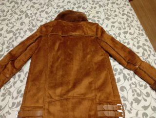Chaqueta ante Pull&Bear marrón Talla M
