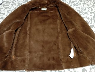Chaqueta ante Pull&Bear marrón Talla M