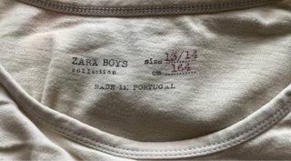 Camiseta Zara con dibujo