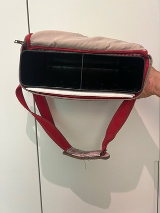 Trona Portátil Bebé con cinturón y almacenamiento