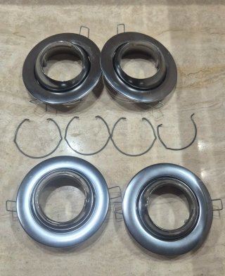 4 Soportes Focos Halógenos