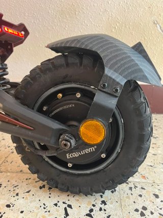 Patinete Eléctrico Ecoxtrem Rojo doble motor.