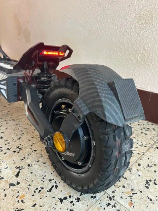 Patinete Eléctrico Ecoxtrem Rojo doble motor.