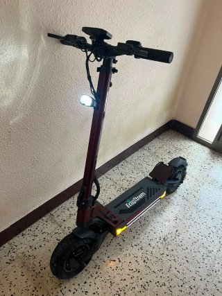 Patinete Eléctrico Ecoxtrem Rojo doble motor.