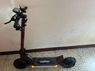 Patinete Eléctrico Ecoxtrem Rojo doble motor.