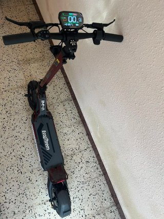 Patinete Eléctrico Ecoxtrem Rojo doble motor.