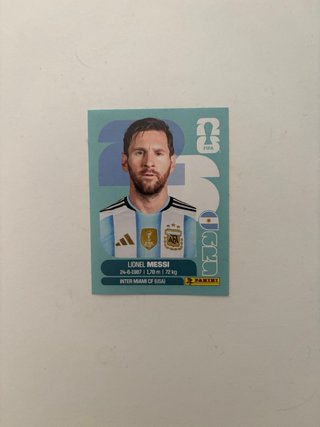 Cromo Messi Panini Mundial’26
