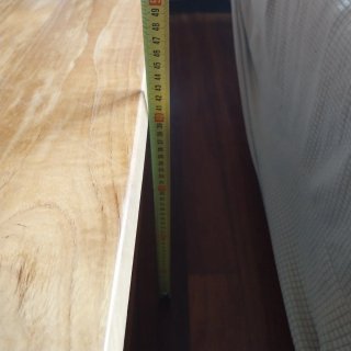 Mesa de centro de roble macizo