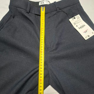 Pantalón ZARA vestir azul marino