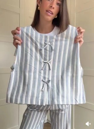 Conjunto ZARA Pantalón Top NUEVO S