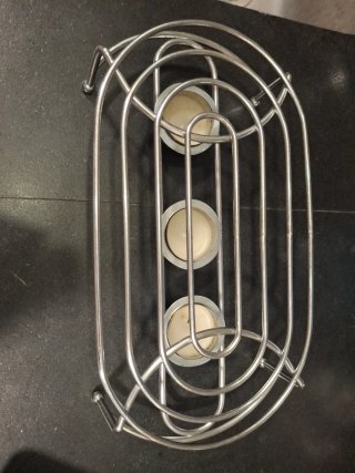 Calienta platos vintage metal
