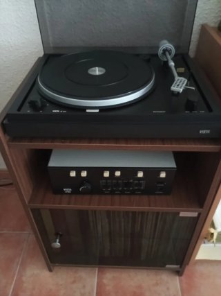 Tocadiscos Vieta G100 con Amplificador
