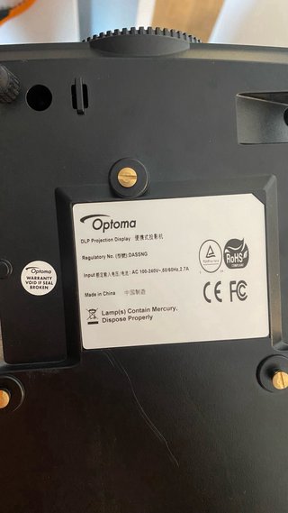 Proyector Optoma Negro VGA