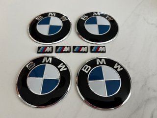 X4 Emblemas BMW 65mm Tapacubos Llantas
