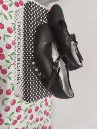 Zapatos de Flamenco Negros talla 34