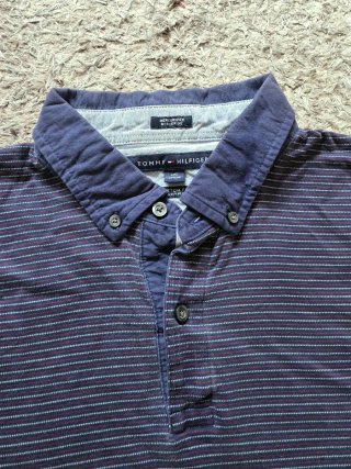 Polo Tommy Hilfiger Uomo blu Taglia L