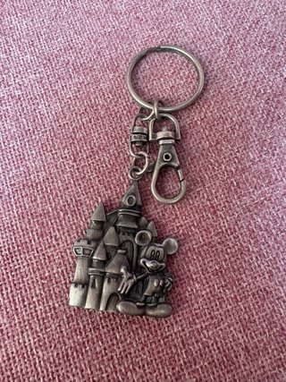 Llavero Disney Castillo Mickey Mouse Plata