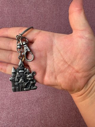 Llavero Disney Castillo Mickey Mouse Plata
