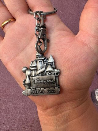 Llavero Disney Castillo Mickey Mouse Plata
